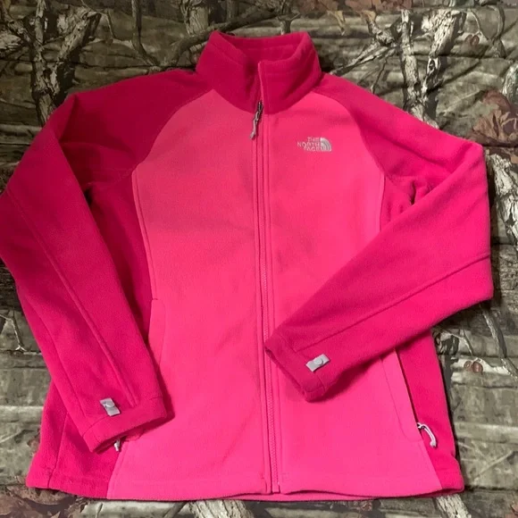 Womens The North Face Polar Fleece, large, Passion Pink - Picture 1 of 4